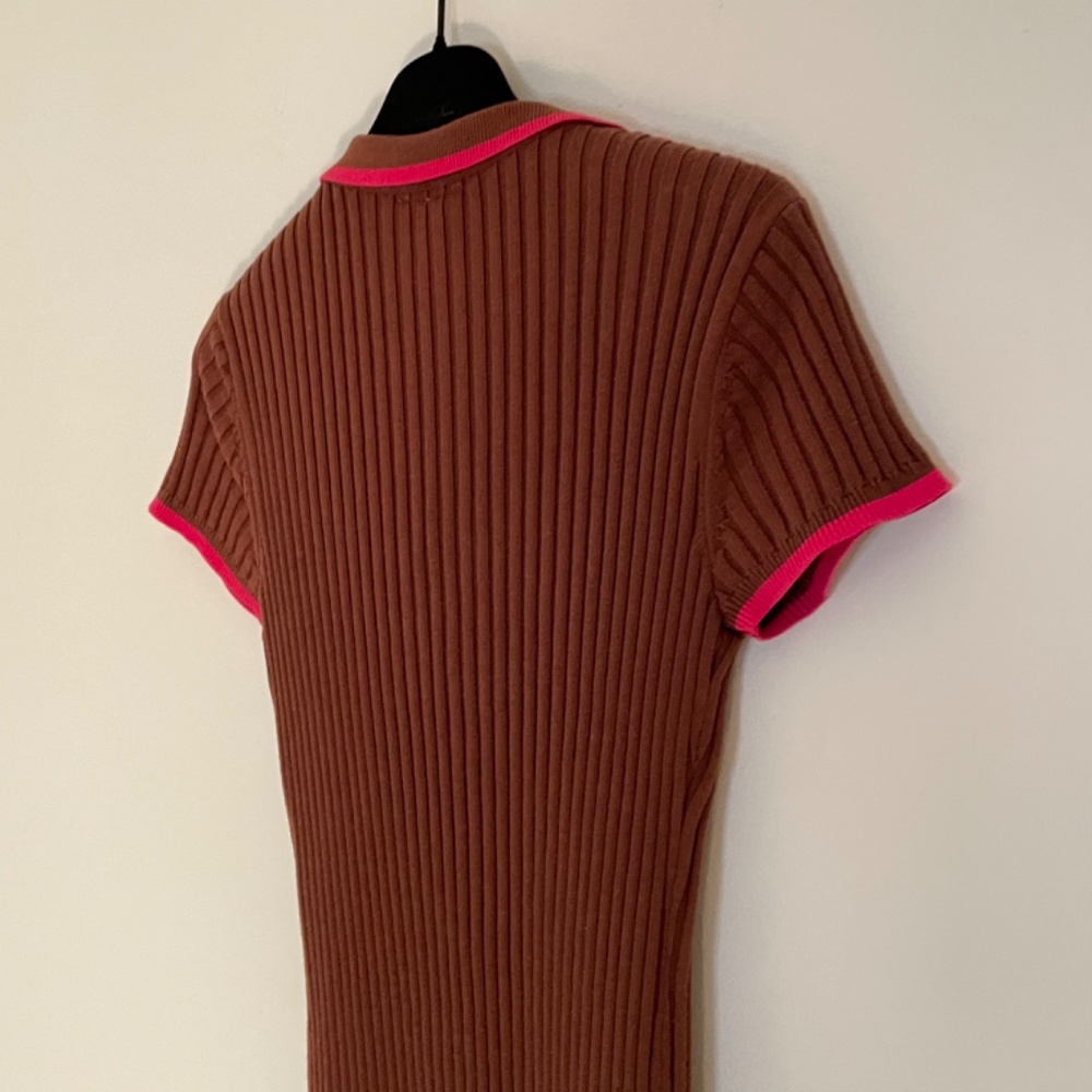 Ribbed Polo Dress - Picture 7 of 13